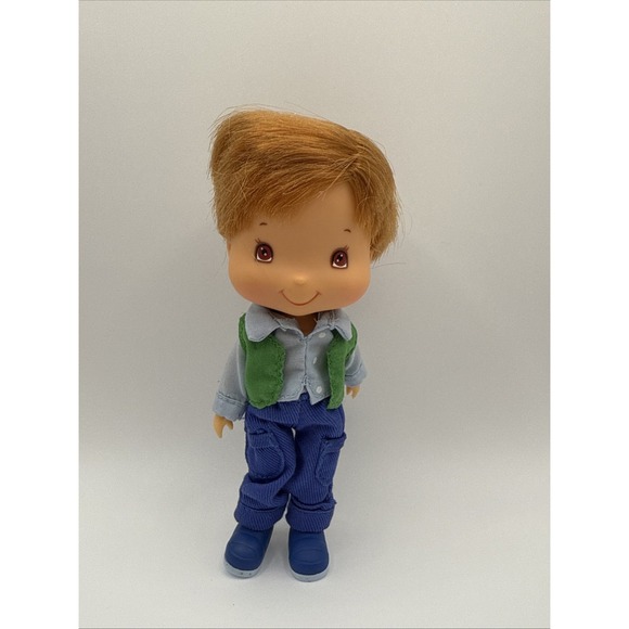 Kenner Other - Kenner Strawberry Shortcake Huckleberry Pie Doll Boy 5.5" Blue Green Vintage Toy